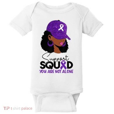 October Purple Domestic Violence Awareness Month Baby Bodysuit