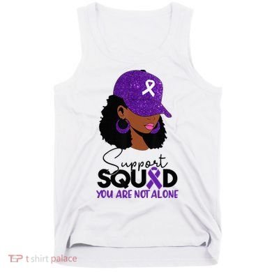 October Purple Domestic Violence Awareness Month Tank Top