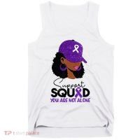 October Purple Domestic Violence Awareness Month Tank Top thumb 0
