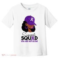 October Purple Domestic Violence Awareness Month Toddler T-Shirt thumb 0