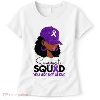 October Purple Domestic Violence Awareness Month Women's T-Shirt thumb 0