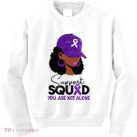 October Purple Domestic Violence Awareness Month Kids Sweatshirt thumb 0