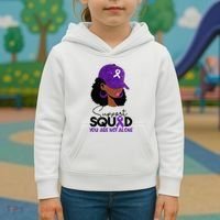 October Purple Domestic Violence Awareness Month Kids Hoodie thumb 3