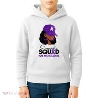 October Purple Domestic Violence Awareness Month Kids Hoodie thumb 4