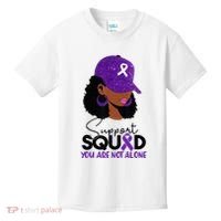 October Purple Domestic Violence Awareness Month Kids T-Shirt thumb 0