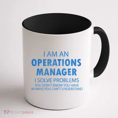 Operations Manager Solve Problems Coffee Mug back