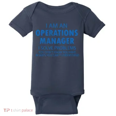 Operations Manager Solve Problems Baby Bodysuit