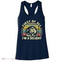 Opossum Possum First Of All IM A Delight Sarcastic Angry Women's Tank Top thumb 0