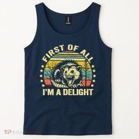 Opossum Possum First Of All IM A Delight Sarcastic Angry Tank Top thumb 2