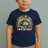 Opossum Possum First Of All IM A Delight Sarcastic Angry Toddler T-Shirt thumb 2
