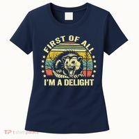 Opossum Possum First Of All IM A Delight Sarcastic Angry Women's T-Shirt thumb 0