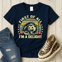 Opossum Possum First Of All IM A Delight Sarcastic Angry Women's T-Shirt thumb 3