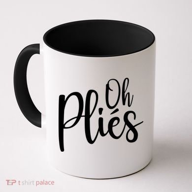 Oh Plies Funny Ballet Dance Instructor Coffee Mug