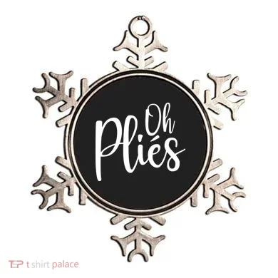 Oh Plies Funny Ballet Dance Instructor Ornament