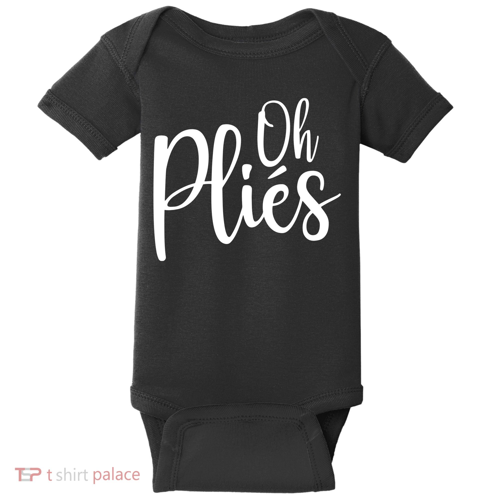 Oh Plies Funny Ballet Dance Instructor Baby Bodysuit