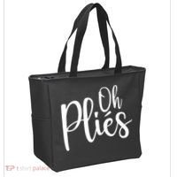 Oh Plies Funny Ballet Dance Instructor Tote Bag thumb 2