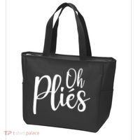 Oh Plies Funny Ballet Dance Instructor Tote Bag thumb 3