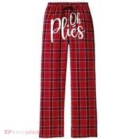 Oh Plies Funny Ballet Dance Instructor Women's Flannel Plaid Pajama Pants thumb 0
