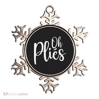 Oh Plies Funny Ballet Dance Instructor Ornament