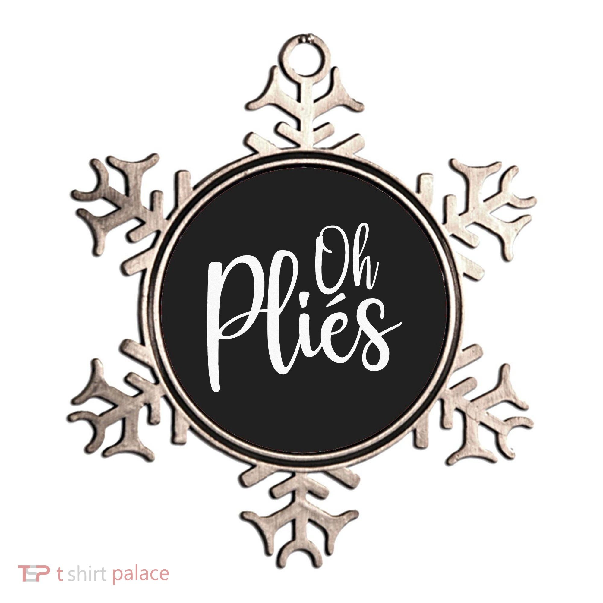 Oh Plies Funny Ballet Dance Instructor Ornament