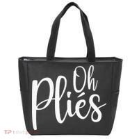 Oh Plies Funny Ballet Dance Instructor Tote Bag thumb 0