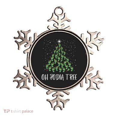 Oh Podiatree Funny Tree Foot Christmas Staff Squad Xmas Tree Ornament