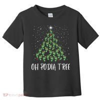Oh Podiatree Funny Tree Foot Christmas Staff Squad Xmas Tree Toddler T-Shirt thumb 0
