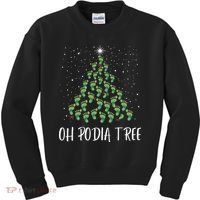 Oh Podiatree Funny Tree Foot Christmas Staff Squad Xmas Tree Kids Sweatshirt thumb 0