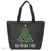 Oh Podiatree Funny Tree Foot Christmas Staff Squad Xmas Tree Tote Bag thumb 0