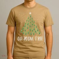 Oh Podiatree Funny Tree Foot Christmas Staff Squad Xmas Tree T-Shirt thumb 3