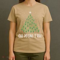 Oh Podiatree Funny Tree Foot Christmas Staff Squad Xmas Tree T-Shirt thumb 4