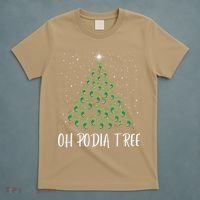 Oh Podiatree Funny Tree Foot Christmas Staff Squad Xmas Tree T-Shirt thumb 5