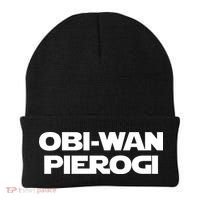 ObiWan Pierogi Funny Saying Novelty Pierogies Polish Food Beanie thumb 0