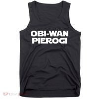 ObiWan Pierogi Funny Saying Novelty Pierogies Polish Food Tank Top thumb 0