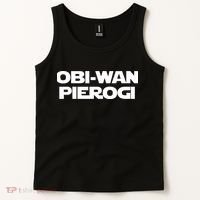 ObiWan Pierogi Funny Saying Novelty Pierogies Polish Food Tank Top thumb 2