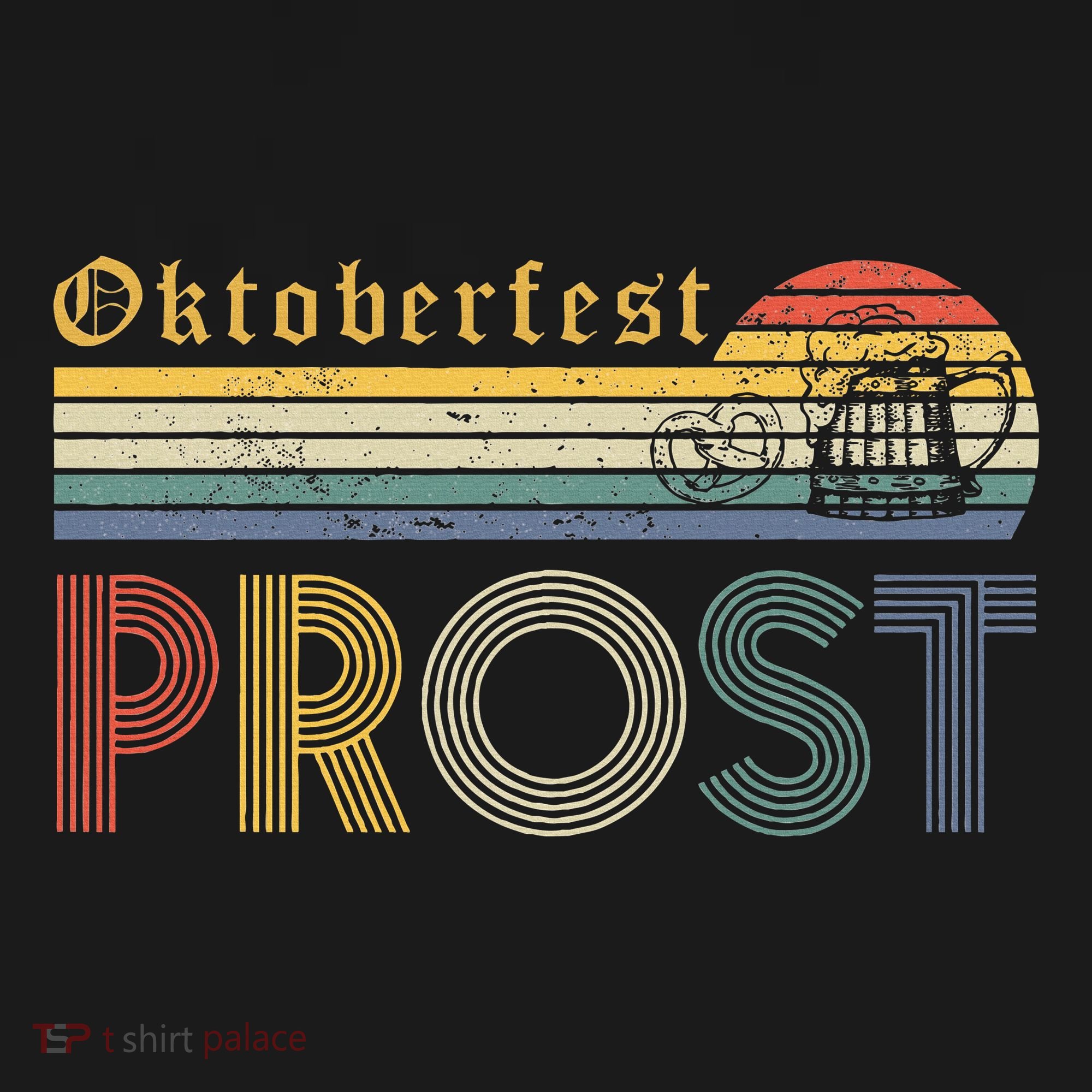 Oktoberfest Prost German YAll Drinking Beer Germany Polo