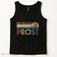 Oktoberfest Prost German YAll Drinking Beer Germany Tank Top thumb 2
