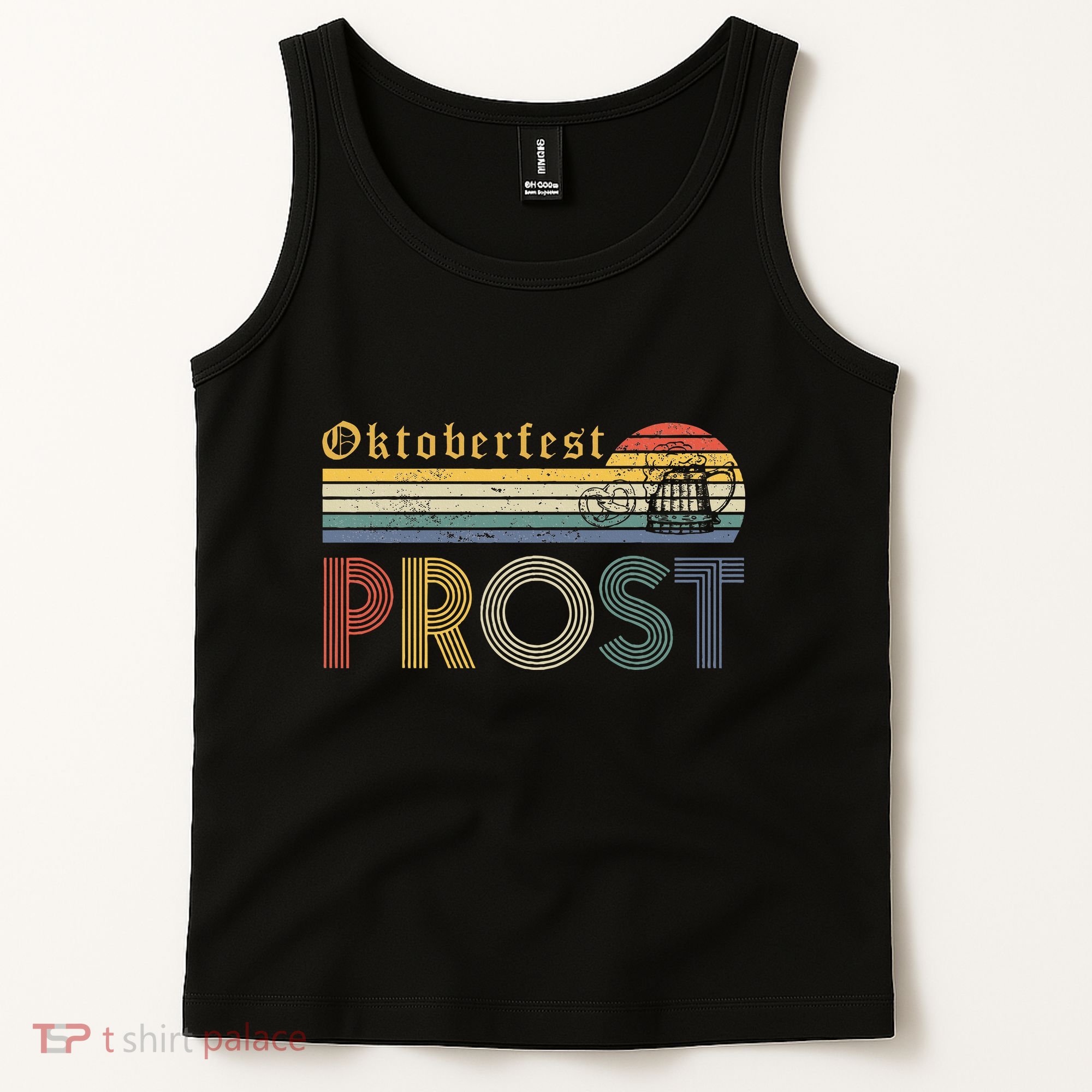 Oktoberfest Prost German YAll Drinking Beer Germany Tank Top
