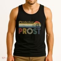 Oktoberfest Prost German YAll Drinking Beer Germany Tank Top thumb 3