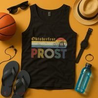 Oktoberfest Prost German YAll Drinking Beer Germany Tank Top thumb 4