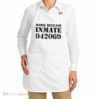 Orange Prisoner Halloween Costume Work Release Inmate Apron thumb 2