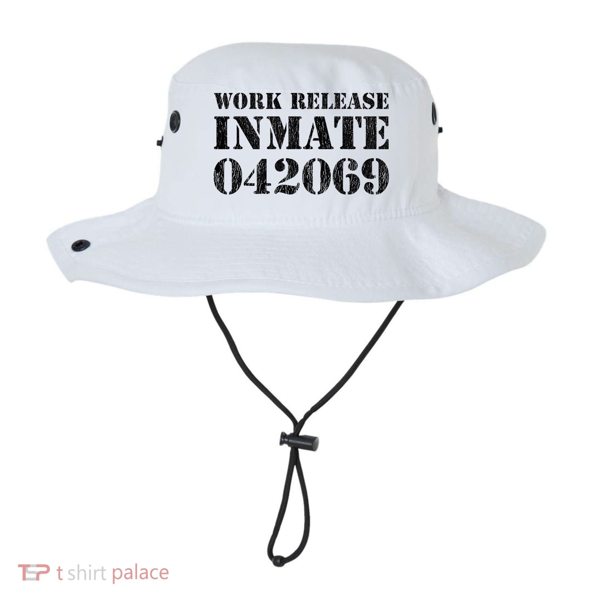 Orange Prisoner Halloween Costume Work Release Inmate Bucket Hat