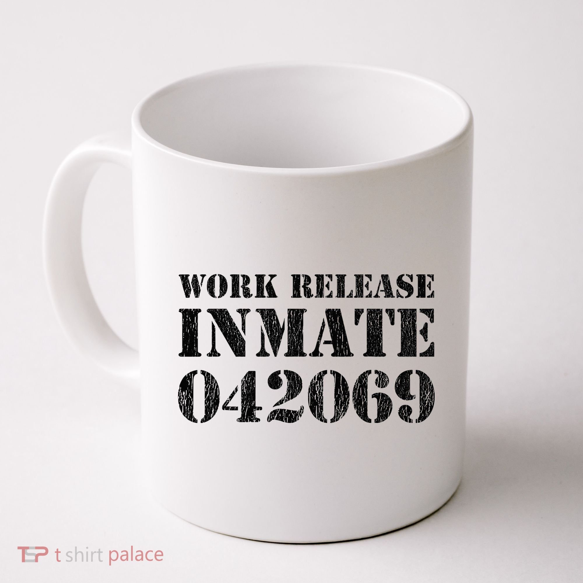 Orange Prisoner Halloween Costume Work Release Inmate Coffee Mug