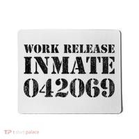 Orange Prisoner Halloween Costume Work Release Inmate Mousepad thumb 0