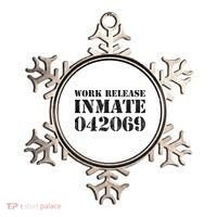 Orange Prisoner Halloween Costume Work Release Inmate Ornament thumb 0