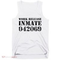 Orange Prisoner Halloween Costume Work Release Inmate Tank Top thumb 0
