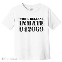 Orange Prisoner Halloween Costume Work Release Inmate Toddler T-Shirt thumb 0