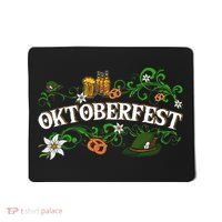 Oktoberfest Party Hat with Beer, Pretzel, and Edelweiss Mousepad thumb 0