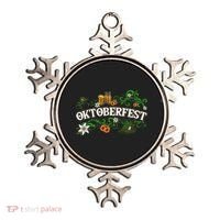 Oktoberfest Party Hat with Beer, Pretzel, and Edelweiss Ornament thumb 0