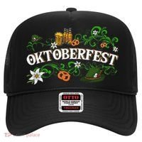 Oktoberfest Party Hat with Beer, Pretzel, and Edelweiss Hat thumb 0
